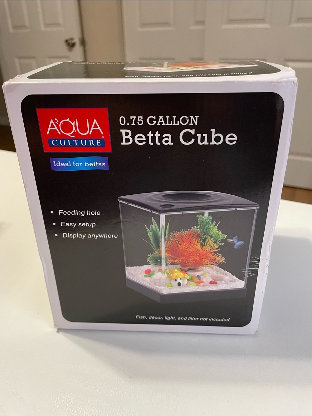 0.75 Gallon Betta Cube - Clear